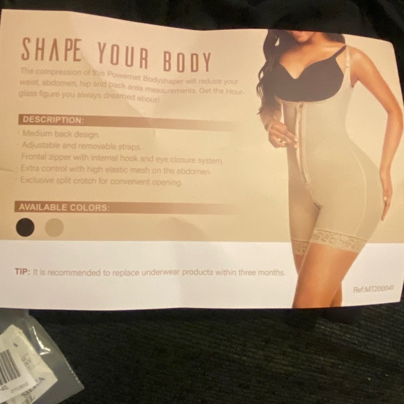 BLACK FAJA  BODY SHAPER 4XL - Picture 6 of 10